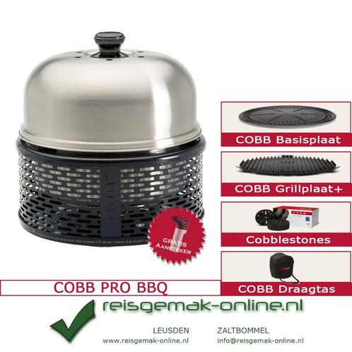 Complete COBB BBQ, ideaal op de camping | Gratis Extra's, Caravans en Kamperen, Kampeeraccessoires, Nieuw, Ophalen of Verzenden