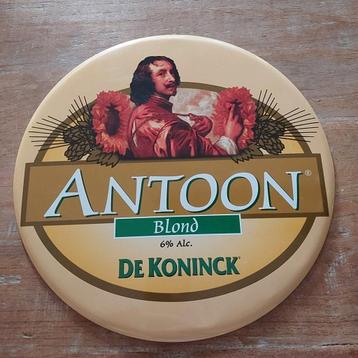 De Koninck Antoon Blond Reclamebord - 27cm beschikbaar voor biedingen