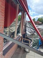 Elektrische zonwering te koop – in goede staat, Tuin en Terras, Zonneschermen, Ophalen, Knikarmscherm