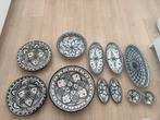 Mooie Marokkaanse Borden Set, Huis en Inrichting, Woonaccessoires | Schalen en Manden, Ophalen, Porselein of Keramiek, Schaal