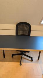 Ikea Bureaublad Linnmon met zwarte Adils poten., Ophalen
