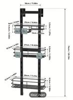 Badkamerorganizer, Huis en Inrichting, Badkamer | Badtextiel en Accessoires, Ophalen of Verzenden, Nieuw, Zwart, Overige typen