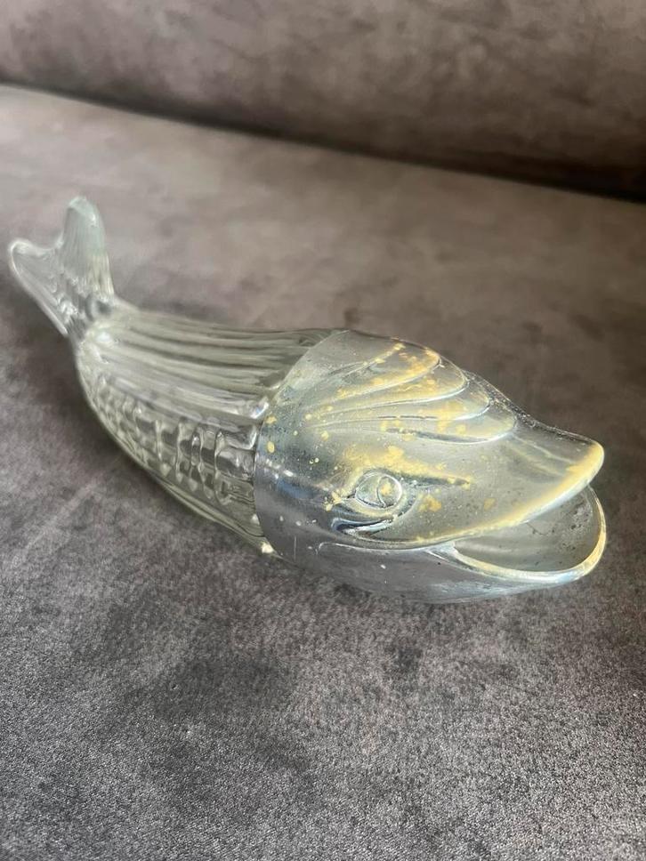 Vintage Kristallen Noten / Pinda dispenser., Antiek en Kunst, Antiek | Glas en Kristal, Ophalen of Verzenden