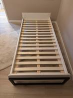 Eenpersoons bed, Ophalen, 90 cm, Eenpersoons, Wit