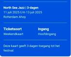 SOLD OUT - North Sea Jazz festival 3 dagen, Tickets en Kaartjes, Eén persoon