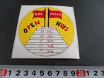 sticker open huis LBO en MAVO nijmegen?, Verzamelen, Ophalen, Zo goed als nieuw, Bedrijf of Vereniging