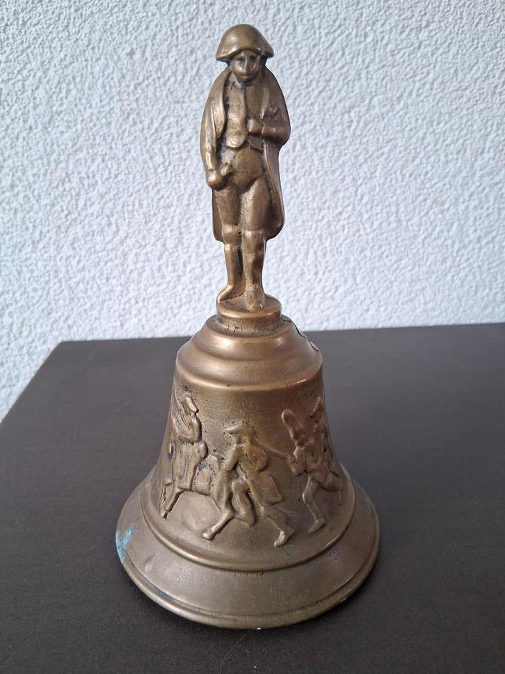 Vintage Scheepsbel Napoleon  Slag bij Waterloo bel maritieme, Antiek en Kunst, Antiek | Koper en Brons, Brons, Ophalen of Verzenden