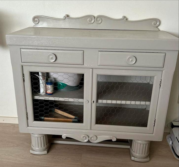 Twee brocante kastjes met veel charme, Huis en Inrichting, Kasten | Dressoirs, Gebruikt, 50 tot 100 cm, 25 tot 50 cm, Met lade(s)