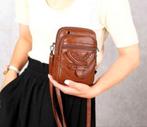 Tas, Handtas, heuptas, dames nieuw bruin, Sieraden, Tassen en Uiterlijk, Tassen | Damestassen, Ophalen of Verzenden, Nieuw, Zwart