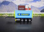 Wsi 01-3491 Jinert 20FT Container& 03-1010 Container Chassis, Hobby en Vrije tijd, Modelauto's | 1:50, Ophalen, Nieuw, Bus of Vrachtwagen