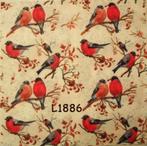 Servetten decoupage/bullet journal * Vogels L1886, Verzenden, Nieuw, Materiaal