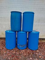 5x Regenton 200 liter, 150 liter of meer, Ophalen of Verzenden, Gebruikt, Kunststof