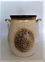 Vintage Rümtopf beige bruin Scheurich 801-28 (7677), Ophalen