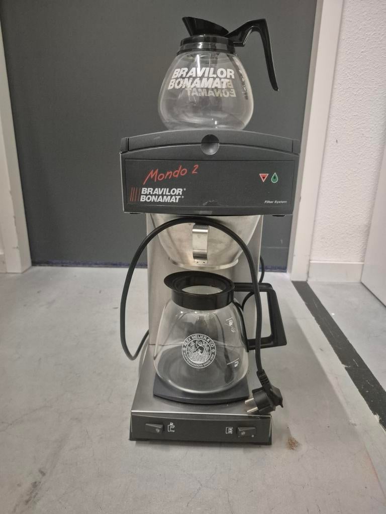 Bravilor Bonamat Mondo 2 horeca Koffiezetapparaat, Witgoed en Apparatuur, Koffiezetapparaten, Gebruikt, Gemalen koffie, Koffiemachine