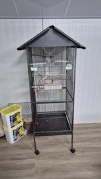 Prachtige kamervolière met extra’s!, Ophalen, Zo goed als nieuw, Hout, Vogelkooi