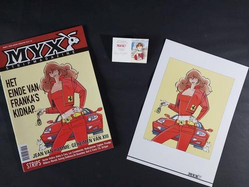 Franka Myx speldje magazine en prent, Boeken, Stripboeken, Nieuw, Eén stripboek, Ophalen of Verzenden