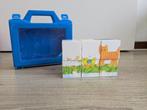 Blokken puzzel Dikkie Dik in koffertje, Ophalen of Verzenden, Minder dan 10 stukjes, Gebruikt, 4 tot 6 jaar