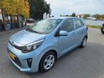 Kia Picanto 1.0 Cvvt 67pk 5-zits 2018 Blauw, Auto's, Voorwielaandrijving, Stof, Zwart, Origineel Nederlands