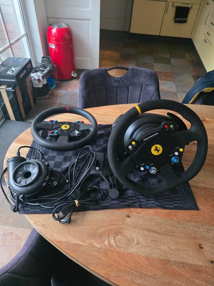 Trustmaster TS-PC Racer Ferrari 488 stuur, Computers en Software, Joysticks, Gebruikt, Ophalen of Verzenden