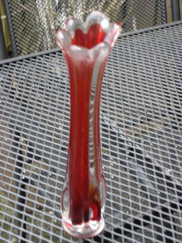 GLAZEN VAASJE design art glass [ Japans ? +/- 1960] beschikbaar voor biedingen