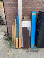 Houten Planken en Balken - Gebruikt Hout, Doe-het-zelf en Verbouw, Hout en Planken, Ophalen, Gebruikt, Minder dan 25 mm, Plank