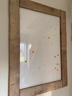 Magnetisch bord met stijgerhouten lijst, Gebruikt, Ophalen of Verzenden, 75 cm of meer, 50 tot 75 cm
