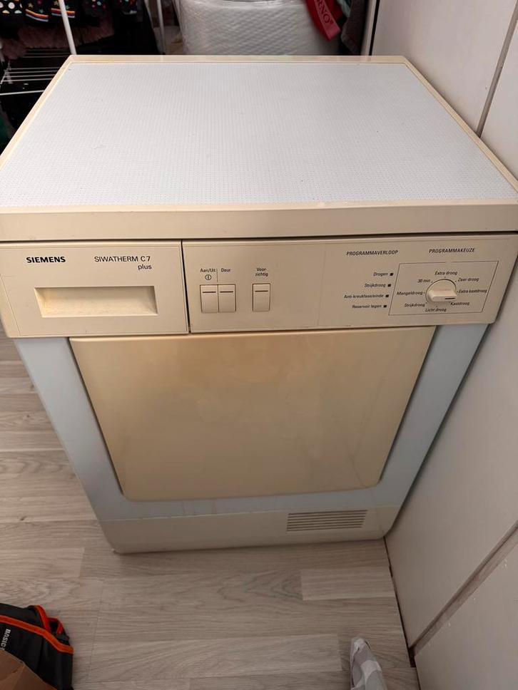 Siemens Siwatherm C7 Plus Droogmachine, Witgoed en Apparatuur, Wasdrogers, Gebruikt, Condens, Voorlader, 6 tot 8 kg, 85 tot 90 cm