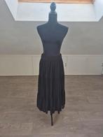 Zwarte lange rok, Kleding | Dames, Rokken, Maat 38/40 (M), Verzenden, Zwart, Zo goed als nieuw
