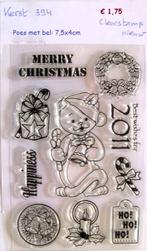 Kerst 394 Clearstamp, Hobby en Vrije tijd, Stempelen, Ophalen of Verzenden, Zo goed als nieuw, Clearstamp