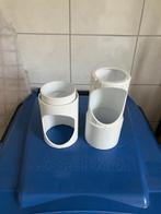 Bladvangers wit kunststof 4 stuks, Doe-het-zelf en Verbouw, Buizen en Afvoer, Ophalen, Gebruikt, Pvc, Minder dan 2 meter
