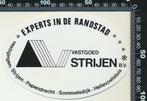 Sticker: Vastgoed Strijen - Papendracht - Sommelsdijk - Hell, Verzamelen, Stickers, Overige typen, Ophalen of Verzenden, Zo goed als nieuw