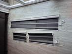 Antraciet duo rolgordijnen, Huis en Inrichting, Ophalen of Verzenden, Zo goed als nieuw, 50 tot 100 cm, 200 cm of meer