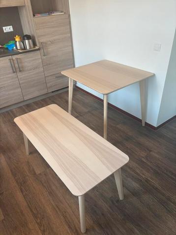 salon tafel essen fineer IKEA LISABO beschikbaar voor biedingen