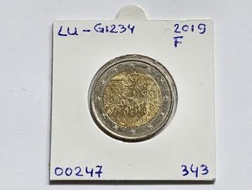 2-euromunt Frankrijk (F) 2019 Herdenking LU-G1234 beschikbaar voor biedingen