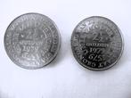 Rijksdaalders Unie van Utrecht 2 stuks, 2½ gulden, Ophalen of Verzenden, Koningin Juliana, Losse munt