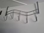 Metalen deurkapstok met 5 haken, Wandkapstok, Ophalen of Verzenden, Zo goed als nieuw, Minder dan 100 cm