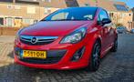 Opel Corsa 1.4 74KW 3D 2015 Rood, Auto's, Voorwielaandrijving, Stof, 40 €/maand, 100 pk