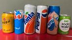 26 oude frisdranken blikjes uit jaren 90's, Verzamelen, Merken en Reclamevoorwerpen, Verzenden, Gebruikt, Verpakking