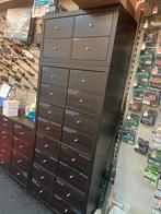 Zwarte Kallax Kasten Met Laden (3x), Huis en Inrichting, Kasten | Wandmeubels, Ophalen, Gebruikt, Minder dan 150 cm, Minder dan 100 cm