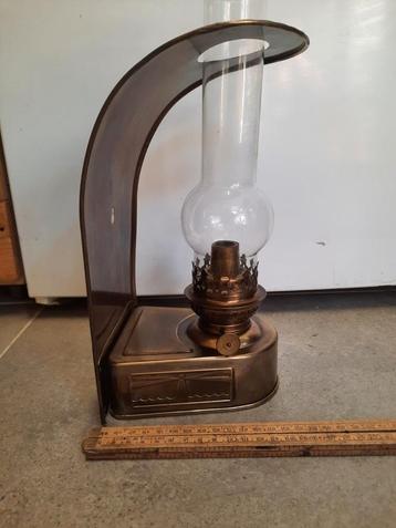 Antieke ? Olielamp scheepslamp schotlamp kajuitlamp   beschikbaar voor biedingen
