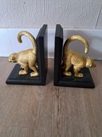 Gouden aap boekensteunen  - zeer uniek, Ophalen of Verzenden, Zo goed als nieuw