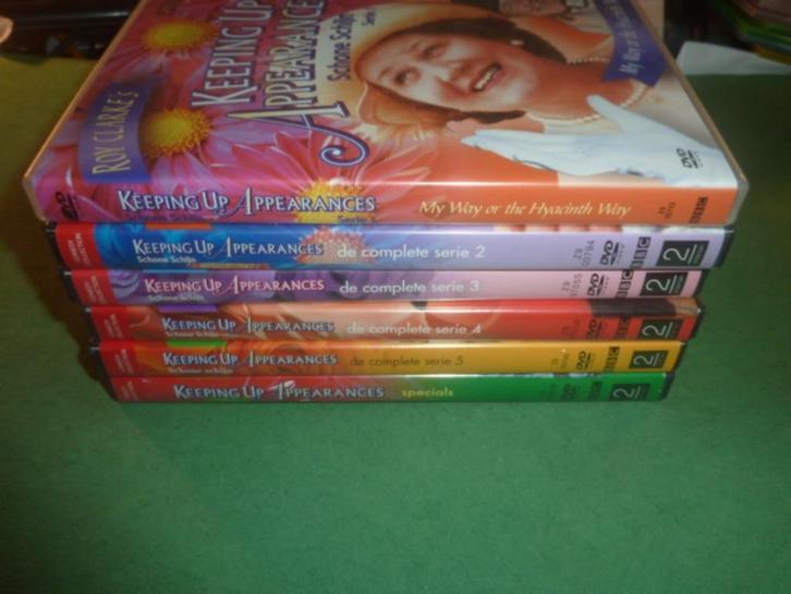 Keeping up appearances Schone schijn Hele serie + specials, Cd's en Dvd's, Dvd's | Tv en Series, Zo goed als nieuw, Komedie, Alle leeftijden