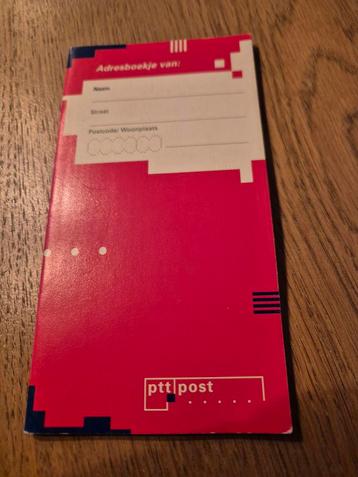 PTT Post Adresboekje - Verzamelaarsobject beschikbaar voor biedingen