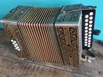 Hohner trekzak knopaccordeon goudbrand, Muziek en Instrumenten, Accordeons, Ophalen of Verzenden, Zo goed als nieuw, Overige formaten