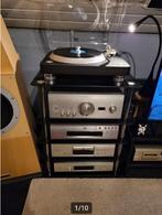 audio rack - stereo meubel - hifi rek, Ophalen, Gebruikt, 50 tot 100 cm, Glas