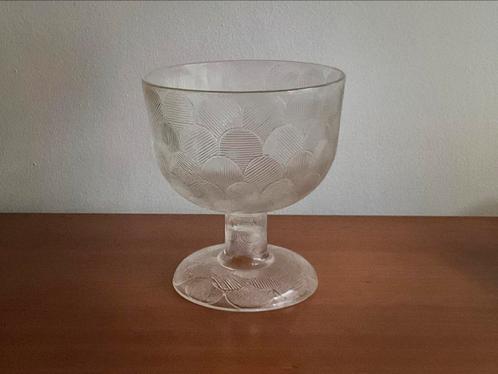 Nuutajärvi, Finland: Miranda fruitschaal Heikki Orvola 1970, Antiek en Kunst, Antiek | Glas en Kristal, Ophalen of Verzenden