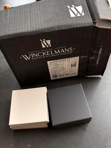 Winckelmans tegels wit zwart en rectangles beschikbaar voor biedingen
