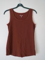 hemdje dames, Kleding | Dames, Tops, Bruin, Maat 42/44 (L), Ophalen of Verzenden, Zonder mouw