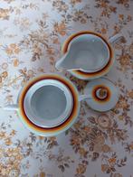 Retro Koffie/Theeset - Suikerpot & Melkkan, Antiek en Kunst, Antiek | Servies los, Ophalen of Verzenden