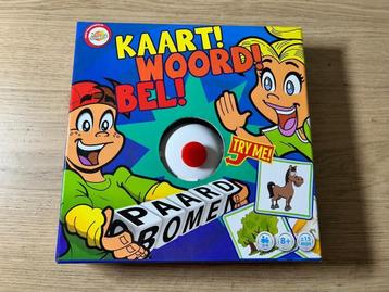 Kaart! Woord! Bel! Kaartspel beschikbaar voor biedingen